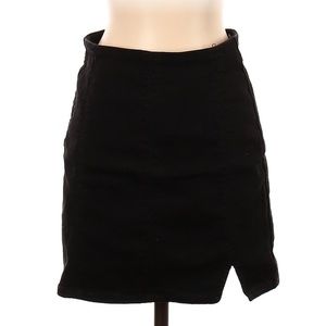 Free People denim midi skirt, extra small